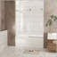 Porte de douche sans cadre 56-60 x 60 - Nickel brossé, verre de 6 mm-129878046