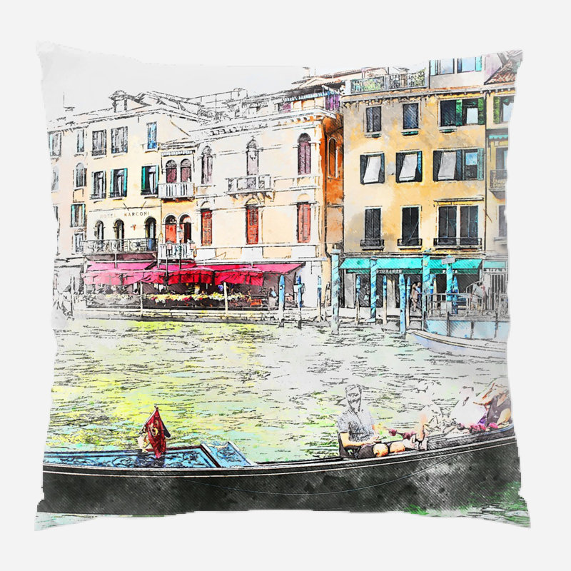 Coussin décoratif Gumbranch, Microsuède, Intérieur