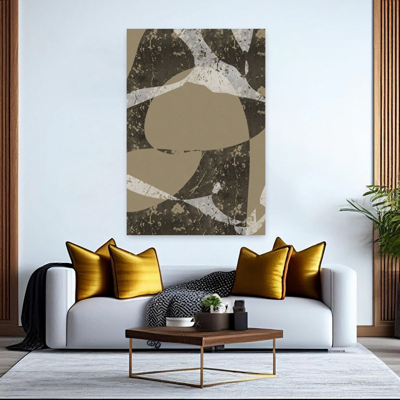Art contemporain, art contemporain abstrait, H 60 po x l 40 po
