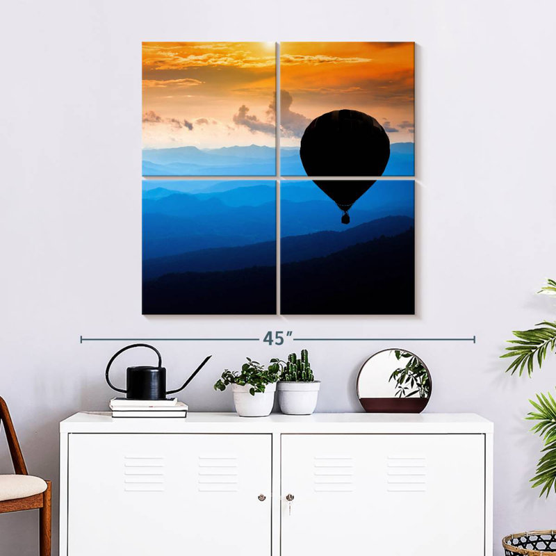 Silhouette de montgolfière