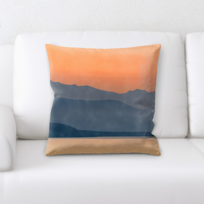 Microsuede Reversible Throw Pillow