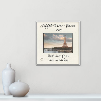 «Paris Paris - Eiffel View Print» par Danita Delmont