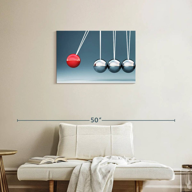 Keiri Newton's Cradle Spheres, 20" H x 30" W