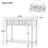 Traditional Design Console Table with Two Drawers and Bottom Shelf-1367724305
