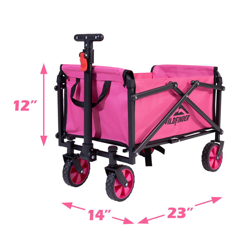 Wagons de plage pliables, pliables et légers, H 12 po x l 14 po x P 23 po