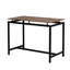 Ensemble de 5 tables de bar compactes au design industriel moderne et peu encombrant, idéal pour la salle à manger ou le coin-repas-331605370
