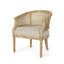 Chaise d'appoint en bois d'hévéa-1984534915