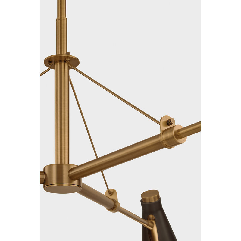 Lustre Andersen, 18.50" H x 49.50" W x 49.50" D, 3