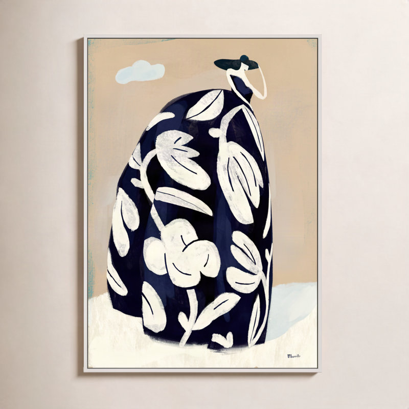 «Witherbee Black Dress» par Marco Marella - impression d'un seul cadre, H 30 po x l 21 po x P 1,25 po