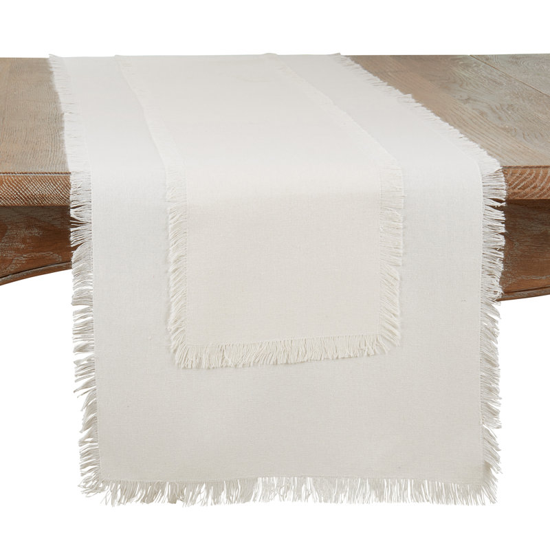 Rectangular Table Runner, Ivory