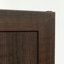 Armoire murale contemporaine, finition brune