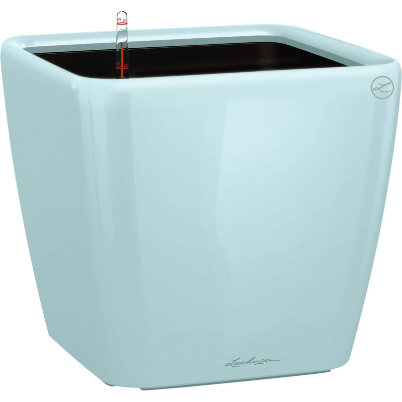 Quadro Premium Pot Planter, Taupe, 20cm H x 21cm W x 21cm D