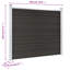 Zap Fence Panel WPC 180x146 cm-542236137