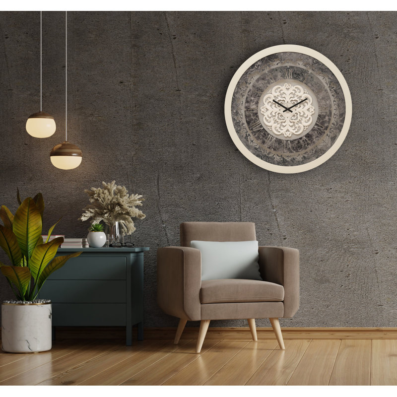 Alaiah Wood Wall Clock