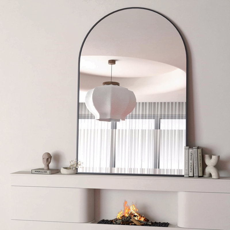Miroir de salle de bain 24 po x 36 po, Noir, 36 po x 24 po