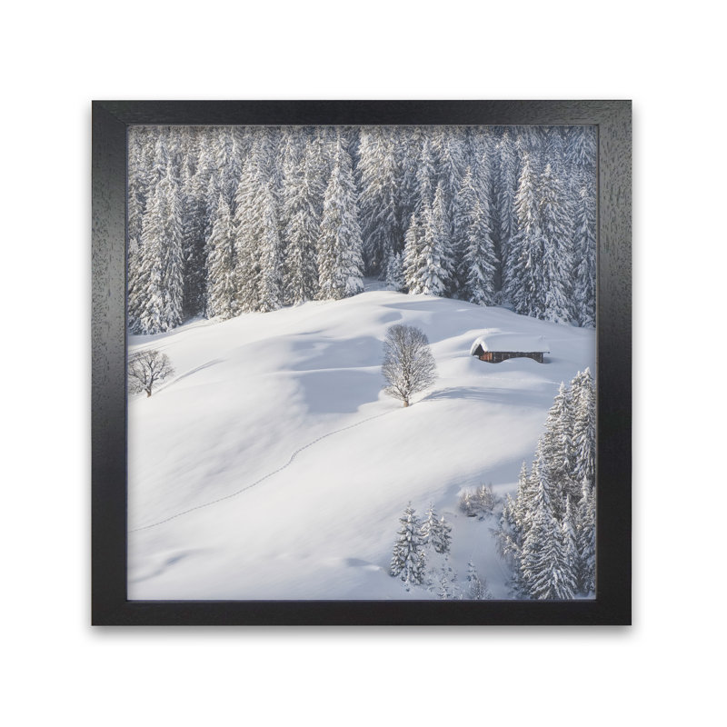 Let's Rest A While by Nur Mut - Single Picture Frame Print, 40 cm H x 40 cm W, Black
