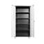 Armoire en métal 71 po avec portes verrouillables et 4 tablettes réglables
