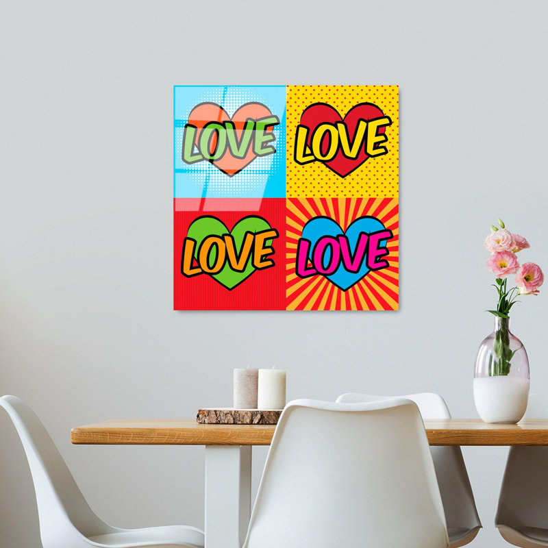 Boze Wall Decor on Tempered Glass