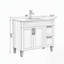 Meuble-lavabo moderne avec lavabo, grand espace de rangement, charnières à fermeture en douceur et montage facile pour des salles de bains élégantes et fonctionnelles.-2135400-2135401