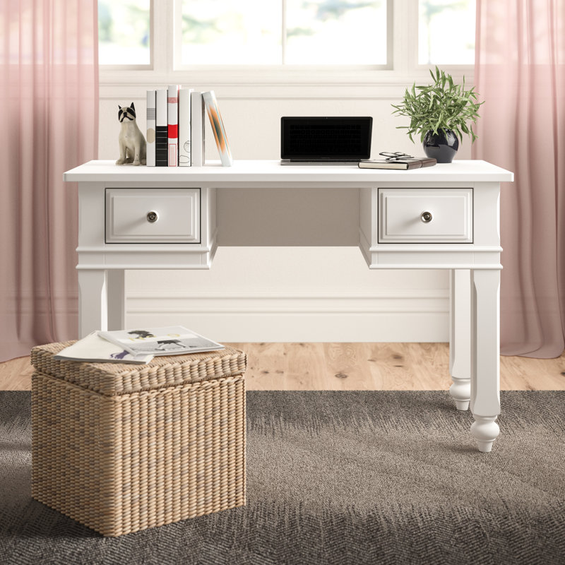 Bureau d'écriture Harold 47,75 ", Blanc