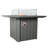 Strella Octagon Polyresin Propane Smokeless Fire Pit Table with Hidden Fuel Tank-488052123