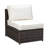 Aristidh Outdoor Armless Lounge Chair