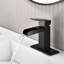 Robinet de salle de bain monotrou avec ensemble de drain Robinets de lavabo de salle de bain à cascade avec mélangeur en acier inoxydable-108645624