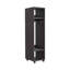 Armoire haute 63 po avec miroir, trois tablettes, roulettes et tringle, armoire-1150177085