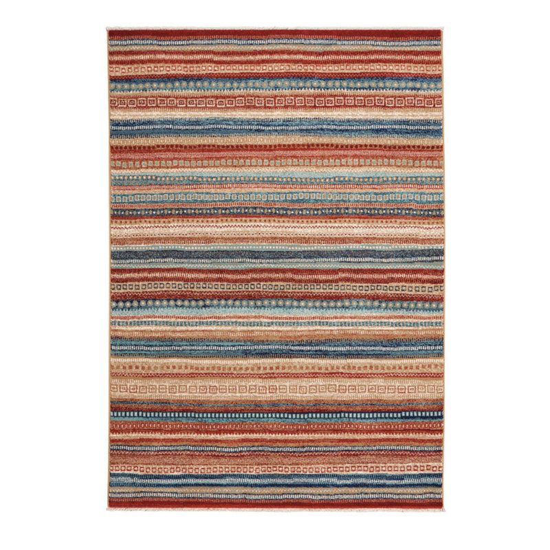 Striped Indoor Rug, Rectangle 6'7" x 9'8"