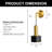 Fadzai 1 - Light Dimmable Black Long Armed Sconce for Bedside