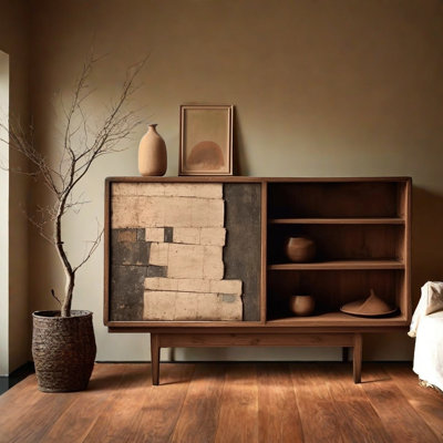 Solid Wood ideboard.