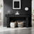 Long Farmhouse Black Console Table - 63 Inch Sofa Entryway Table For Living Room Or Hallway Decor | Gift Idea-1284645698