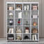 Grand lit escamotable mural avec portes de rangement-1715742932