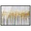 «Golden Rain I», reproduction d'art sur toile encadrée dorée par Art Remedy, cadre blanc, 24 x 16-1383555841-1383555868