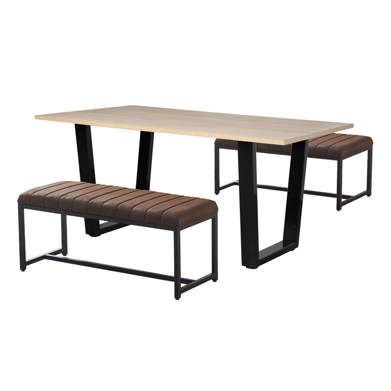 Antigua 4 - Person Dining Set, 77cm H x 150cm L x 80cm W