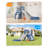 7 In 1 Kids Slide For Toddlers, Toddler Playset With Golf, Basketball Hoop, Climber And Storage Space-110937826