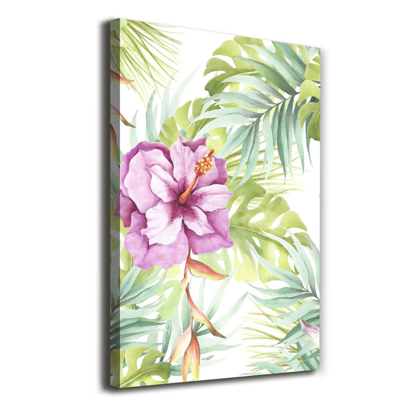 Hawaiian Pattern - Wrapped Canvas Print