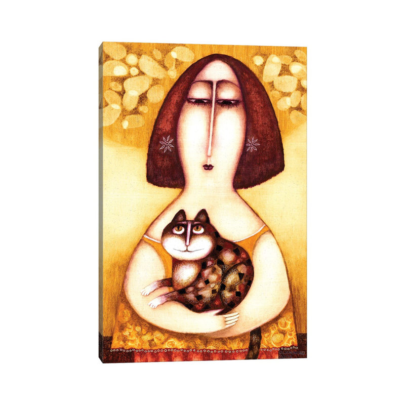 Agata 1 Piece Wrapped Canvas Painting, 101.6 cm H x 66.04 cm W x 1.91 cm D
