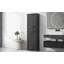 Tall Black Freestanding Bathroom Storage Cabinet With Drawer And Adjustable Shelf, MDF Wood, Painted Finish | Gift Idea