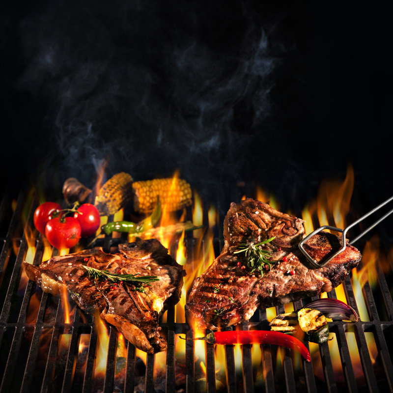 " T-Bone Steak ", 36" H x 36" W  
