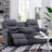 Geni Upholstered 78'' Reclining Sofa-800823243