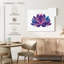 Silhouette de lotus mauve-1934696693