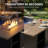 8-piece Outdoor Premium Patio Wicker Sectional Seating Group With Cushions And Firepit Table-412226363-412226362