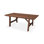 Table de salle à manger rustique 39 po x 75 po