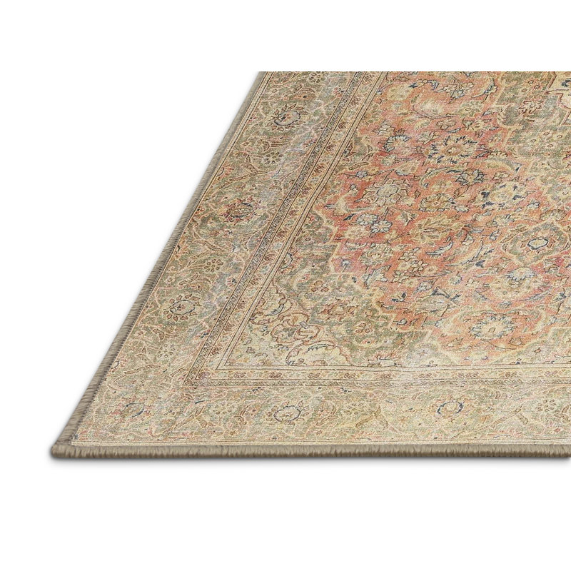 Tapis 100% traditionnel lavable à la machine 3972, Tapis de couloir 2 pi x 5 pi