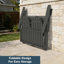Banc pliant en poly 49 po Adirondack-566337885