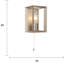 Alondra Mild Steel Flush Mounted Sconce