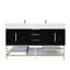 Ensemble de meuble-lavabo double 59 po Glasgow-474108777