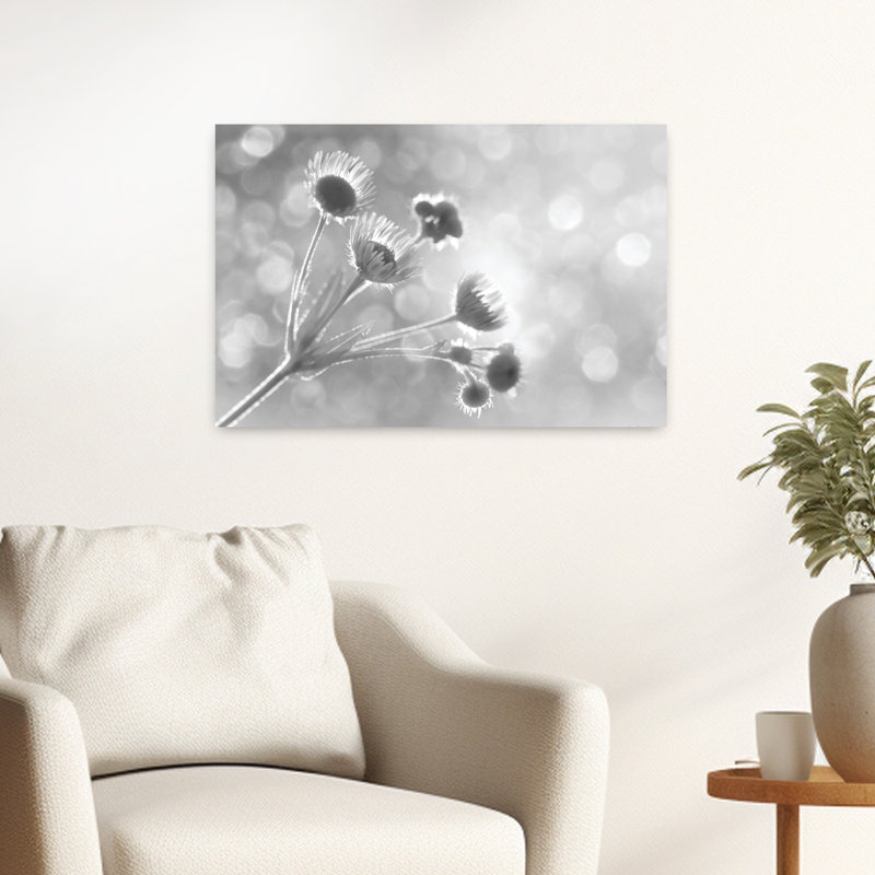 Fleurs sauvages I, art contemporain, H 24 po x l 16 po
