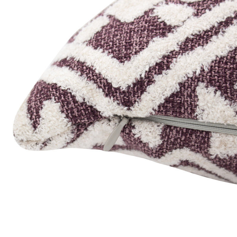 Housse de coussin rectangulaire Dolce, Brun/brun clair